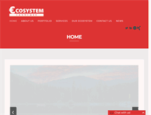 Tablet Screenshot of ecosystemventures.com